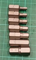 New Halfords Advanced Short Reach (30mm) Hex Bits 10mm Shank H4 - H12 / 4 - 12mm