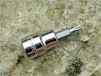 HALFORDS ADVANCED T15 SECURITY TORX SOCKET, 3/8" DRIVE, NEW.
