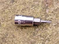 HALFORDS ADVANCED T8 TORX SOCKET, 1/4 DRIVE, NEW.