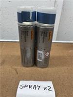 FORD METROPOLIS BLUE METALLIC SPRAY PAINT 300ML HALFORDS X 2