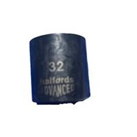 HALFORDS ADVANCED 1/2 DRIVE 32mm 12 POINT SOCKET BLACK RANGE FREE POSTAGE