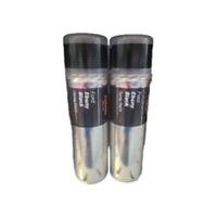 FORD EBONY BLACK SPRAY PAINT 300ML HALFORDS CANS x2