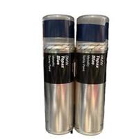 BMW TOPAZ BLUE METALLIC SPRAY PAINT 300ML CANS HALFORDS x2