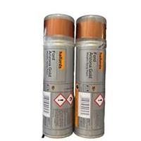FORD ARIZONA GOLD METALLIC SPRAY PAINT 300ML CANS HALFORDS x2