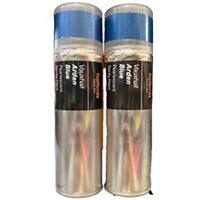 VAUXHALL ARDEN BLUE PEARLESCENT SPRAY PAINT 300ML CANS HALFORDS x2