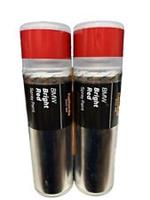 BMW BRIGHT RED SPRAY PAINT 300ML HALFORDS CANS X2