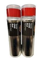 TOYOTA CHILLI RED SPRAY PAINT 300ML HALFORDS CANS X2