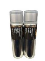 VOLKSWAGEN SATIN SILVER METALLIC SPRAY PAINT 300ML CANS HALFORDS X2
