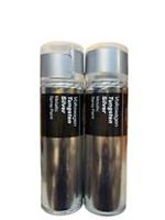 VOLKSWAGEN TUNGSTEN SILVER METALLIC SPRAY PAINT 300ML CANS HALFORDS X2