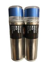 PEUGEOT AEGEAN BLUE METALLIC SPRAY PAINT 300ML HALFORDS CANS X2
