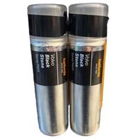 VOLVO BLACK STONE SPRAY PAINT 300ML HALFORDS CANS X2