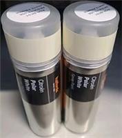 CITROEN POLAR WHITE SPRAY PAINT 300ML HALFORDS X2
