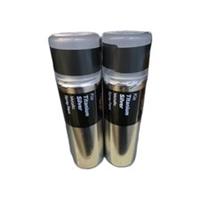 KIA TITANIUM SILVER SPRAY PAINT 300ML CANS HALFORDS X2