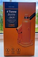 Halfords 4 Tonne Bottle Jack Heavy Duty - 36cm High Vehicle Car Lift 2.7cm Head