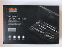 Halfords Advanced 40 Piece 1/4 Socket Set - Brand New Boxed