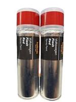 VOLKSWAGEN FLASH RED SPRAY PAINT 300ML HALFORDS CANS X2