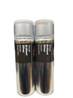 SKODA BRILLIANT SILVER METALLIC SPRAY PAINT 300ML HALFORDS CANS X2