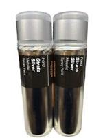 FORD STRATO SILVER METALLIC SPRAY PAINT 300ML HALFORDS CANS X2