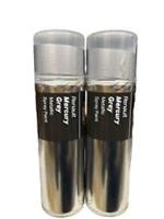 RENAULT MERCURY GREY METALLIC SPRAY PAINT 300ML HALFORDS CANS x2