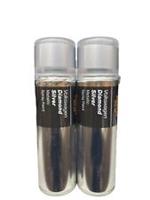 VOLKSWAGEN DIAMOND SILVER METALLIC SPRAY PAINT 300ML CANS HALFORDS X2