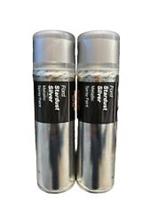 FORD STARDUST SILVER METALLIC SPRAY PAINT 300ML HALFORDS CANS X2