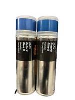 BMW ESTORIL BLUE II (2) METALLIC SPRAY PAINT 300ML HALFORDS CANS X2