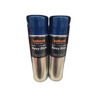 NAVY BLUE PROTECTIVE COATING 500ML CANS HALFORDS x 2