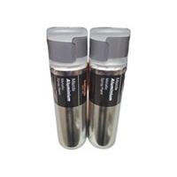 MAZDA ALUMINIUM METALLIC SPRAY PAINT 300ML HALFORDS X 2