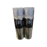 MERCEDES POLAR SILVER SPRAY PAINT 300ML CANS HALFORDS X2