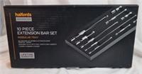 HALFORDS ADVANCED 10 PIECE EXTENSION BAR SET MODULAR TRAY