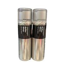 2x VOLKSWAGEN REFLEX SILVER SPRAY PAINT 300ML CANS HALFORDS