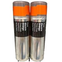 FORD ELECTRIC ORANGE THREE STAGE PEARLESCENT SPRAY PAINT 300ML CANS HALFORDS x 2