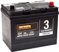 Halfords Hb030/Hcb068 Lead Acid 12V Car Battery 4 Year Guarantee