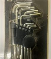 Halfords Advanced 9pc Security Star Set Chrome Vanadium Superior Strength