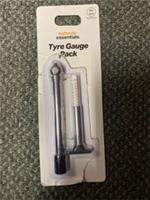 HALFORDS ESSENTIALS TYRE GAUGE PACK TREAD DEPTH TYRE PRESSURE