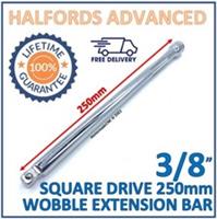 Halfords 3/8in Square Drive Wobble Extension Bar 250mm / 10" - New - Free P&P