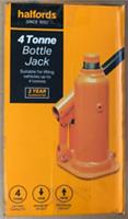 Halfords 4 Tonne Bottle Jack vehicle heavy duty 36cm high hydraulic SYSTEM