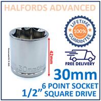 Halfords Advanced 30mm 1/2" Square Drive 6 Point Socket -New- Lifetime Guarantee