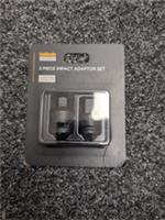 Halfords Advanced 2-Piece Impact Socket Adaptor Set