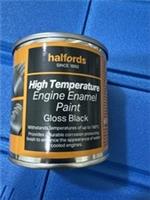 Halfords High temperature Engine Enamel paint Gloss Black
