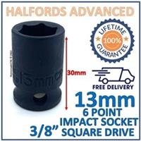 Halfords Advanced 13mm 3/8" Square Drive Impact Socket -New- Lifetime Guarantee