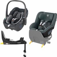 Maxi-Cosi 360 Family I-Size Bundle Graphite (Pebble 360, Pearl 360 & Base) - Graphite