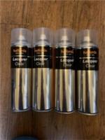 HALFORDS LACQUER CLEAR GLOSS 500ML X 4 CANS