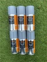 6 x HALFORDS ANTI-RUST PRIMER GREY EXCELLENT COVER X 150ml