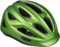 Halfords Kids Cycle Green Helmet, 48-54cm