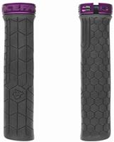 Race Face Getta Lock-On Grips, 30Mm, Black/Purple