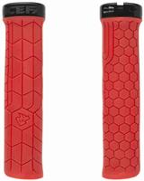 Race Face Getta Lock-On Grips, 30Mm, Red/Black