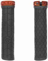 Race Face Getta Lock-On Grips, 33Mm, Black/Orange