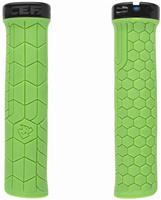 Race Face Getta Lock-On Grips, 33Mm, Green/Black