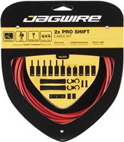 Jagwire 2x Pro Shift Cable Kit, Red